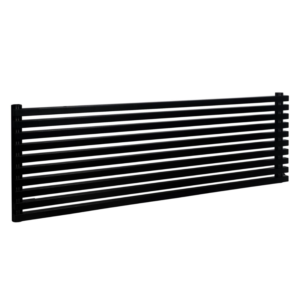 Трубчатый радиатор Betatherm горизонтальный Quantum BQH1 405x1200 (Черный Ral9005M подк. 34) Фото - 1